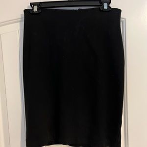 Black cotton skirt